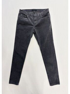 Banana Republic Gray Skinny Micro Cord Pants Size 28 Excellent Condition